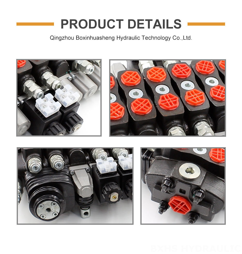 High Performance 8 Spool Directional Valve | Customizable for Hydraulic Systems detailed image